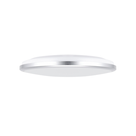 Plafon hermetyczny srebrny PLANAR LED 18W 1980lm 4000K Ideus 03839
