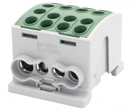 Złączka szynowa zielona HLK 125A-4 (1x35,3x25 / 1x35,3x25) F-elektro F2.0384