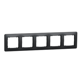Ramka 5-krotna czarny antracyt Sedna Design SDD314805 Schneider