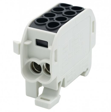 Złączka szynowa czarna HLS 100A-2 (1x25,1x16 / 1x25,1x16) F-elektro F2.0518