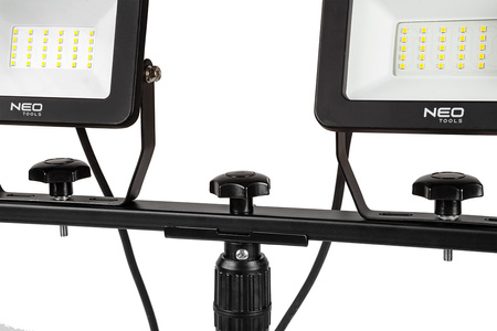 Oprawa warsztatowa na statywie 2x 50W LED 9000lm 1.8m NEO 99-062