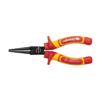 Szczypce okrągłe izolowane 1000V 160mm Hogert HT1P928