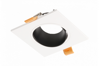 Sufitowa oprawa punktowa ARIES kwadratowa biało - czarny IP20 GTV OP-ARIKW-11