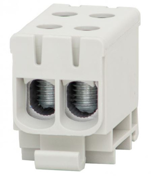 Złączka szynowa 2-torowa 2 x 2 x 50mm2 Al/Cu szara ZU F-Elektro F2.0295
