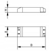 Zasilacz LED PRO+ 12W 12V IP20 wym.90x40x24 mm GTV LD-ZASPROPLUS12W-30
