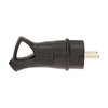 Wtyczka gumowa uni-schuko z uchwytem IP44 czarna Orno OR-AE-1369
