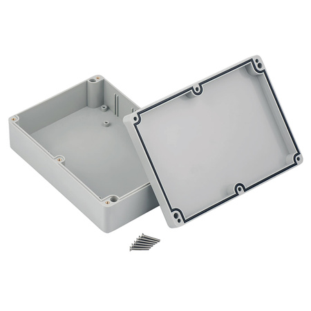 Puszka natynkowa hermetyczna 177 x 126 x 56mm IP67 szara PHP 62.74