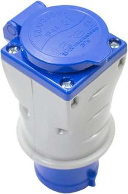 Przejściówka jednofazow wtyczki 6A/3st  + gniazda 16A/3st Tarel