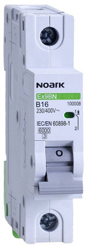 Wyłącznik nadprądowy 1P B 16A Ex9BN Noark 100008