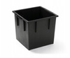 Doniczka z wkładem antracytowa URBI SQUARE LOW DURS240L-S433