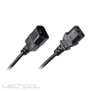 Kabel zasilający do komputera przedłużacz 1,5m OMY 3x1 Lechpol KPO2770