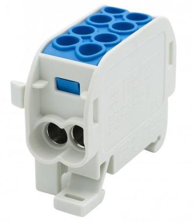 Złączka szynowa niebieska HLS 100A-2 (1x25,1x16 / 1x25,1x16) F-elektro F2.0521
