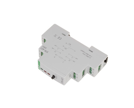 Sterownik rolet modułowy dwuprzyciskowy 230V IP20 F&F STR-421