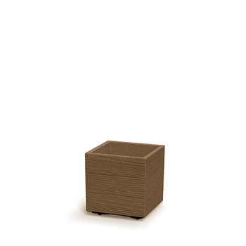 Doniczka na kółkach naturo Madera Square ECO Wood DMA300W-4665W
