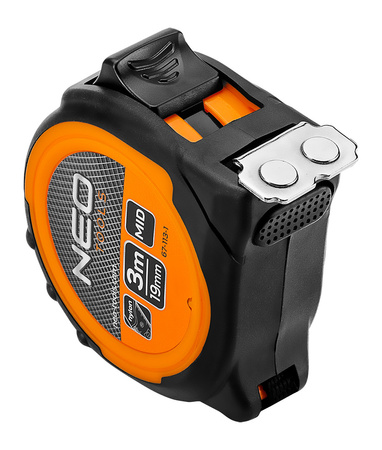 Miara zwijana stalowa z magnesem 3 m x 19 mm NEO 67-113-1