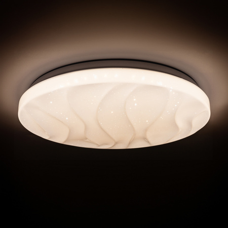 Plafon okrągły biały natynkowy LED star sky 20W 2100lm 4000K IP20 DUNE VS-80040