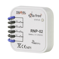 Radiowy nadajnik dopuszkowy 4-kanałowy RNP-02 Zamel EXF10000036