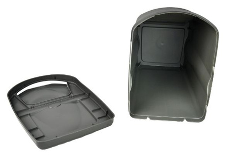 Zestaw Koszy do segregacji odpadów 4 x 35l szare SORTI BOX Keden IKWB35S4-405U