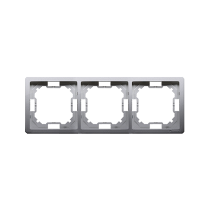 Ramka 3-krotna stal inox Basic BMR3/11 Kontakt-Simon