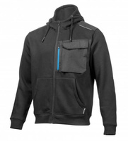 Bluza dresowa z kapturem czarna S (48) THEO HT5K903-S