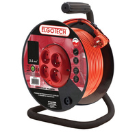 Przedłużacz bębnowy z uziemieniem 25m OMY 3x1 4xGS Elgotech PZB-40-25Y/1