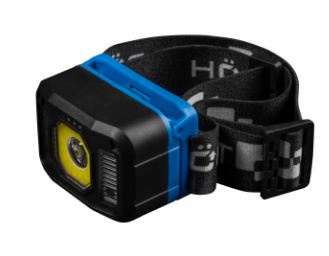 Latarka czołowa LED akumulatorowa USB 6 funkcji Hogert HT1E422