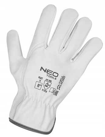 Rękawice ochronne skóra kozia rozmiar 8 2121X NEO 97-657-8