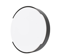 Plafon elewacyjny okrągły grafit 16W 1180lm 4000K IP65 Bemko C25-EL1-R-016GR-4K