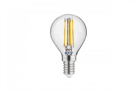 Żarówka LED FILAMENT 4W 420lm 3000K E14 G45 240V 360st LD-G45FLE4-30