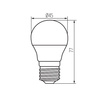 Żarówka LED BILO 6,5W 806lm 3000K E27 Kanlux 26769