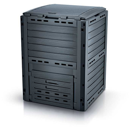Kompostownik plastykowy antracytowy 280L COMPOGREEN WOODY IKL280-S433