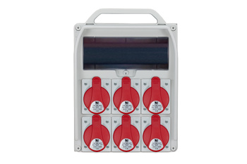 Rozdzielnia budowlana 13-mod 6x32A/5B R-BOX Pawbol B.18.380-7
