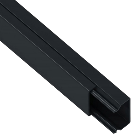 Korytko kablowe czarne 15 x 17mm MKI AKS 112034 2mb=1szt