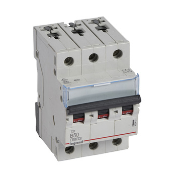 Wyłącznik nadprądowy 3P B 50A TX3 Legrand 403407