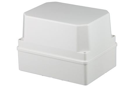 Puszka natynkowa hermetyczna szara wysoka pokrywa IP65 190x140x70 PAWBOL S-BOX 406H
