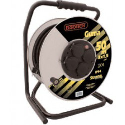 Przedłużacz bębnowy z uziemieniem 30m OW 3x1,5 IP44 STRONG  Elgotech PZB-1111-30G
