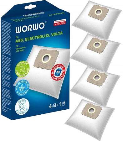Worek do odkurzacza syntetyczny ELMB04 4 szt. Worwo