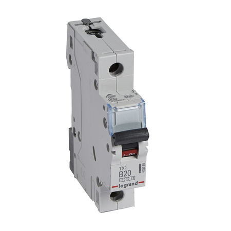 Wyłącznik nadprądowy 1P B 20A TX3 Legrand 403358 
