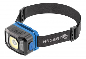 Latarka czołowa LED akumulatorowa USB 6 funkcji Hogert HT1E422