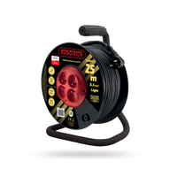 Przedłużacz bębnowy 20m OW 3x1 4xGS Elgotech PZB-40-20G/1