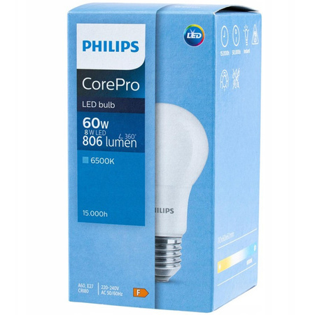 Żarówka LED 7,5W 2700K E27 A60 929001234304 PHILIPS
