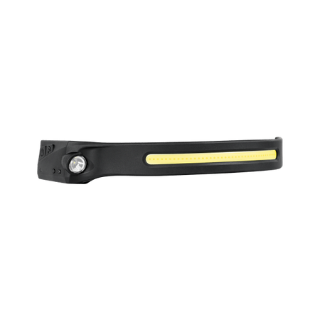 Latarka czołowa opaska akumulatorowa (5W COB+ 3W Led) Lechpol