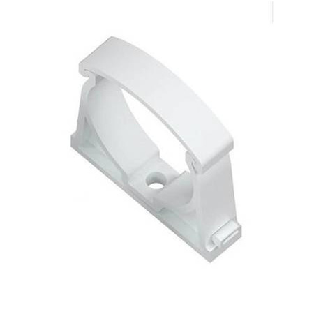 Uchwyt zamykany do rur U-37 biały 111572 AKS