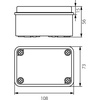 Puszka natynkowa hermetyczna 108 x 73mm IP65 szara PH-0A. 28.01 