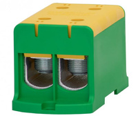 Złączka szynowa 2-torowa 2 x 2 x 240mm2 Al/Cu żółto/zielona ZU F-Elektro F2.0305