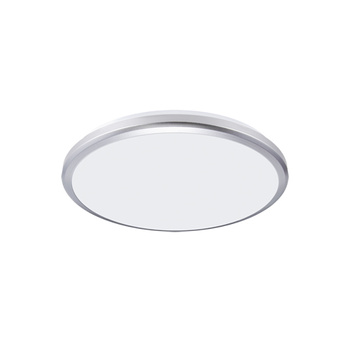 Plafon hermetyczny srebrny PLANAR LED 12W 1539lm 4000K Ideus 03838