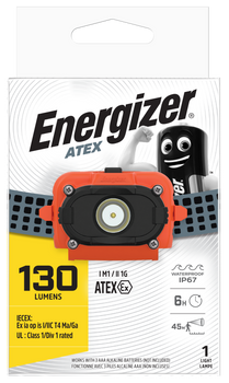 Latarka czolowa bateryjna 130lm 3xAA HEADLIGHT MINE ATEX PRO ENERGIZER