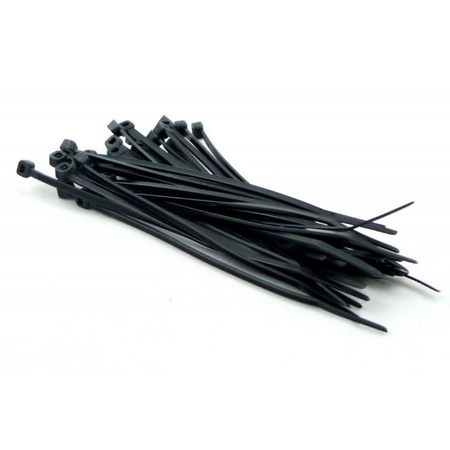 Opaski zaciskowe trytytki 3,6mm x 250mm czarny mocne CT4X250B