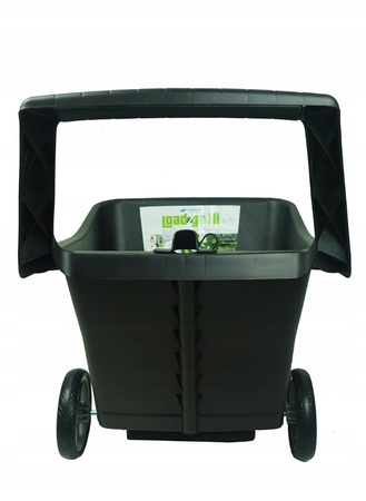 Taczka ogrodowa dwukołowa czarna 95 L Load&Go III IWO95C-S411