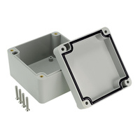 Puszka natynkowa hermetyczna 82 x 80 x 55mm IP67 szara PHP 62.111